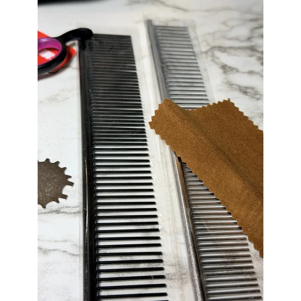7.0 inches Professional Dog Grooming 4 Scissors Set w/ 2 Combs (3054)